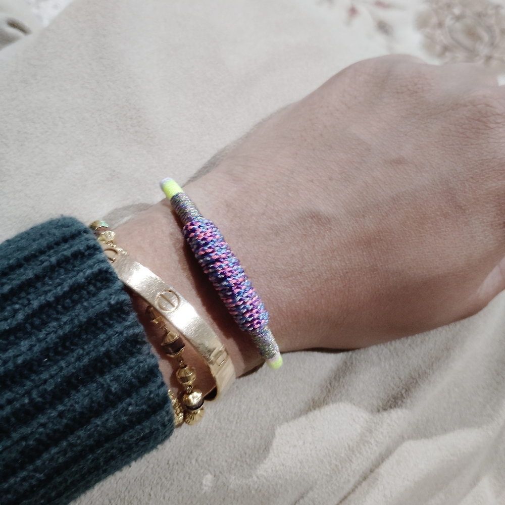 NWT Kendra Scott Masie Cuff Paracord Woven Bracelet - Picture 10 of 10